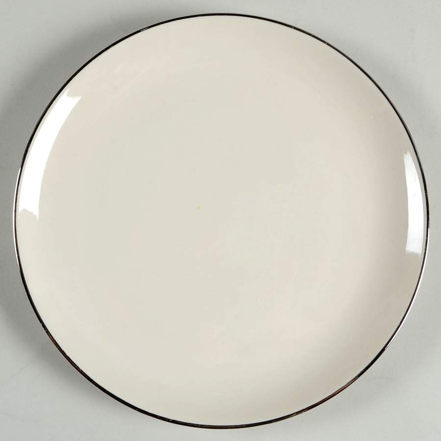 White Holiday Salad Plate by Holiday-1