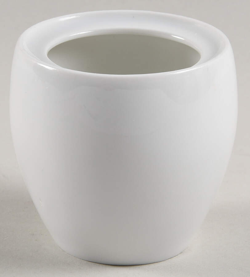 White Mini Sugar Bowl No Lid by Holiday-1