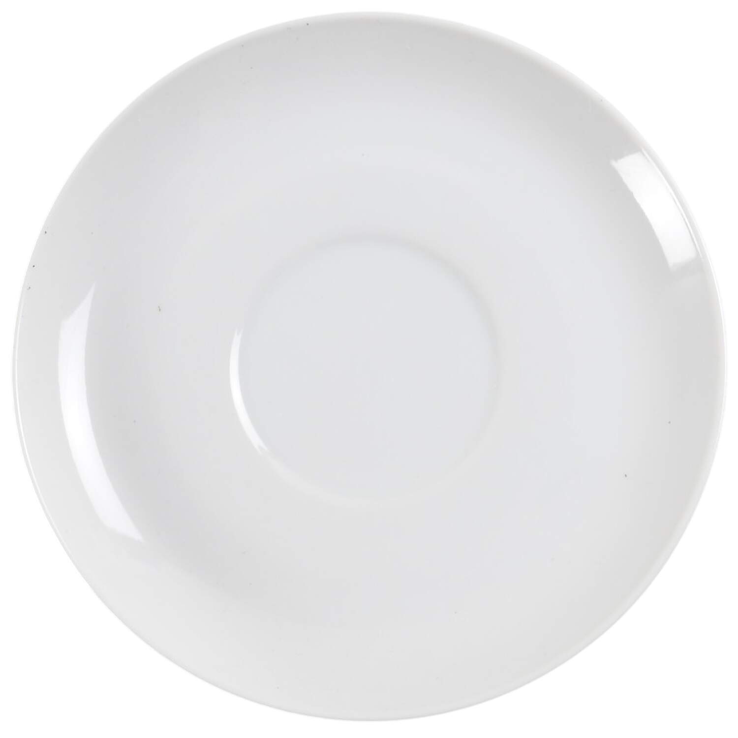 White Saucer for Cream Soup Bowl by Holiday-1
