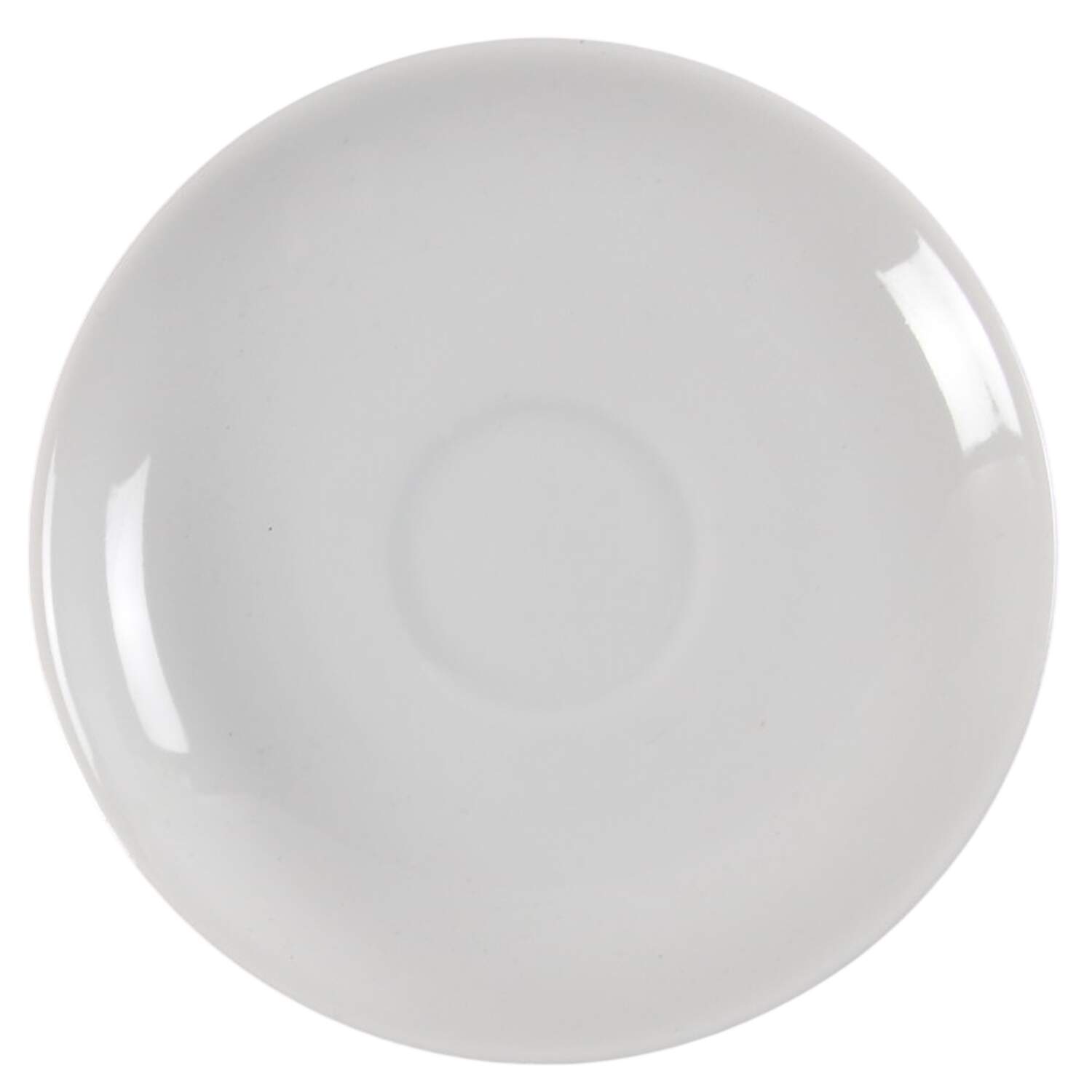 White Saucer for Demitasse Cup by Holiday-1