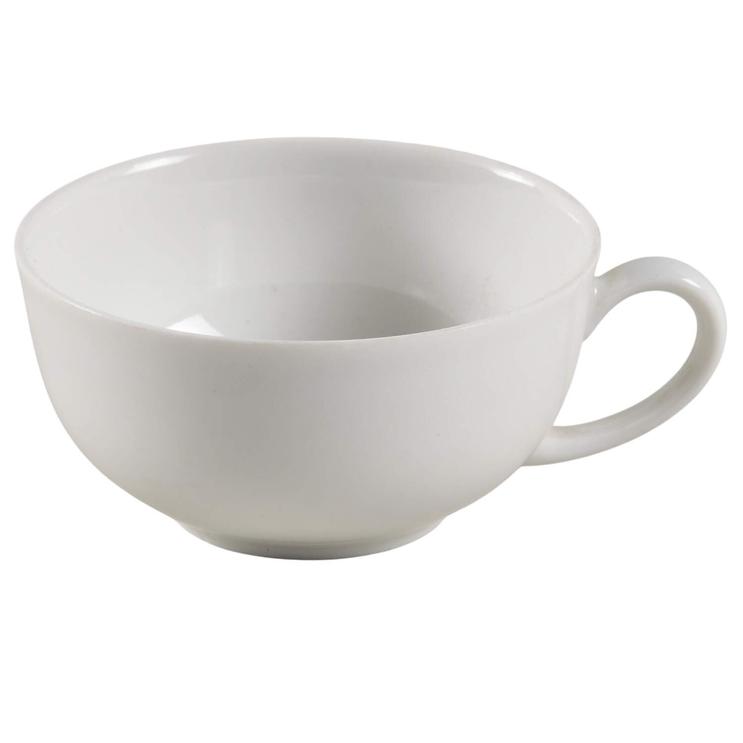 White Flat Demitasse Cup by Holiday-1