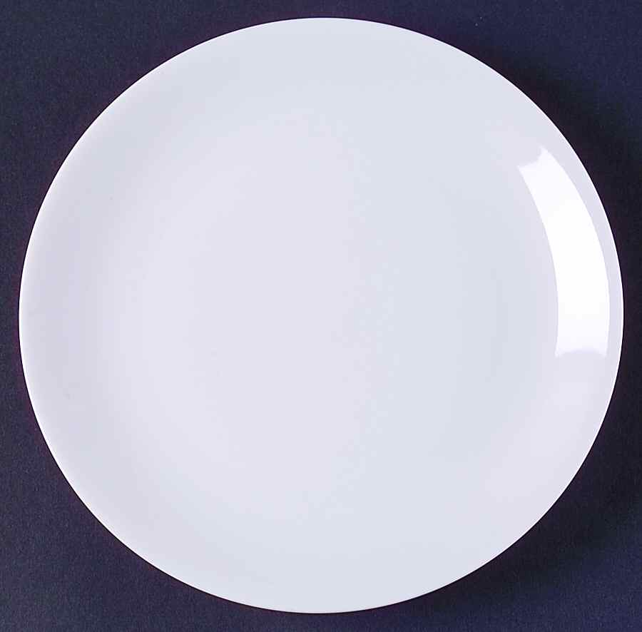 White Salad Plate by Holiday-1