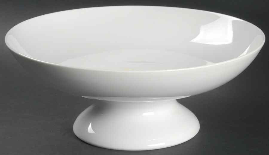 White Round Compote (Height X Width) by Holiday-1