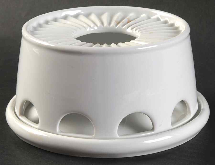 White 2 Piece Warmer Stand by Holiday-1