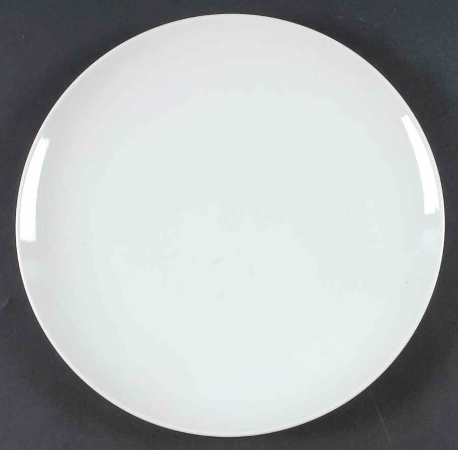 White 12" Chop Plate (Round Platter) by Holiday-1