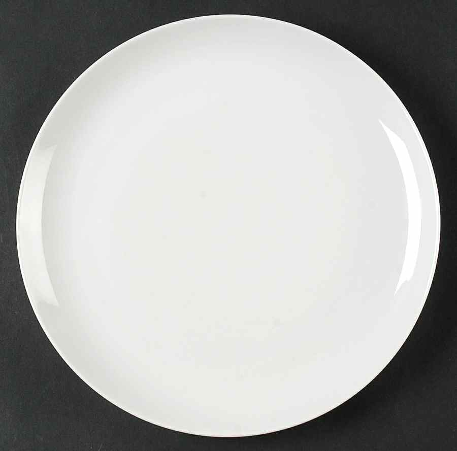 White Luncheon Plate by Holiday-1