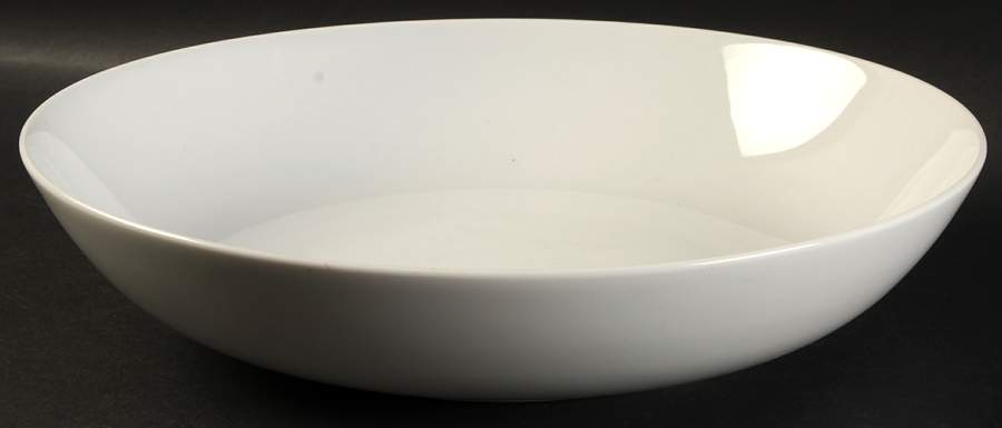 White 11" Large Salad Serving Bowl by Holiday-1