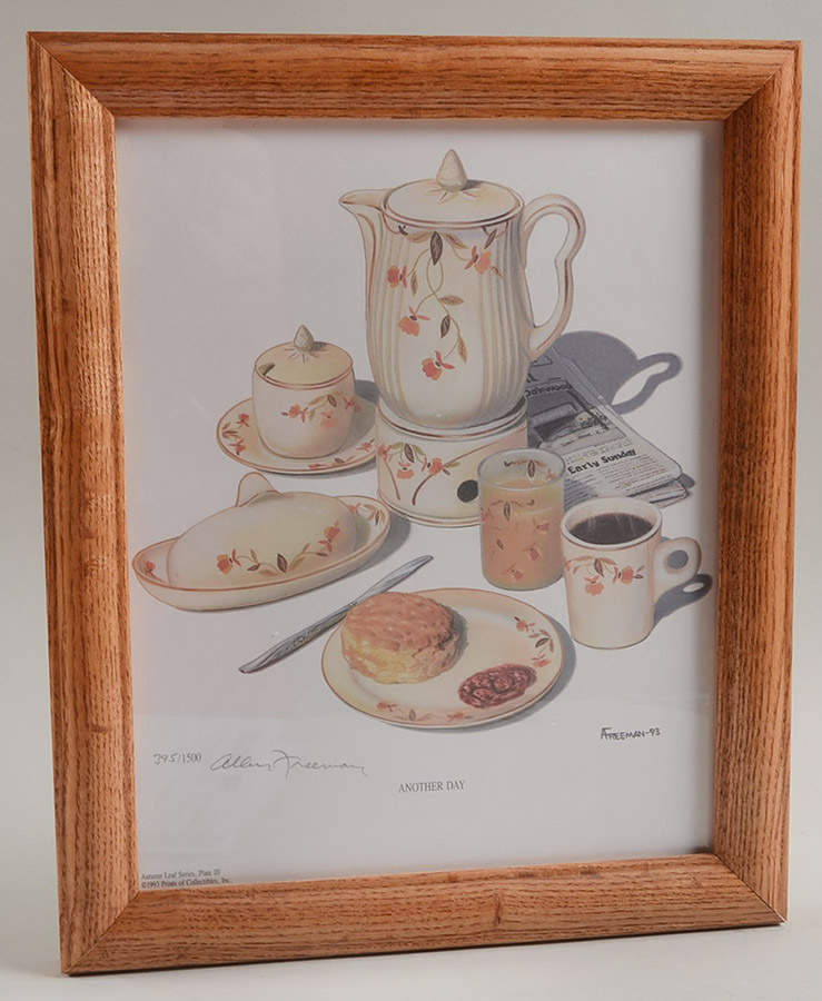 Autumn Leaf "Another Day" Framed Print by Hall-1