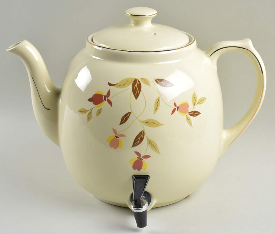 Autumn Leaf World's Largest Teapot & Lid by Hall-1