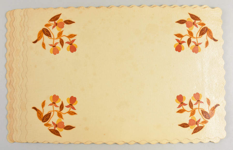 Autumn Leaf Vinyl Placemat - Set of 8 Boxed by Hall-1