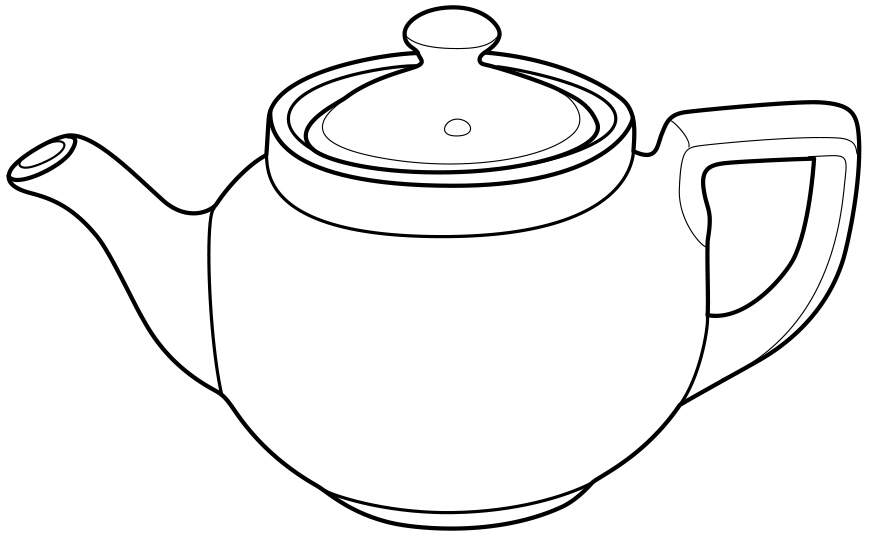 Autumn Leaf 2 Cup Boston Teapot & Lid by Hall-1