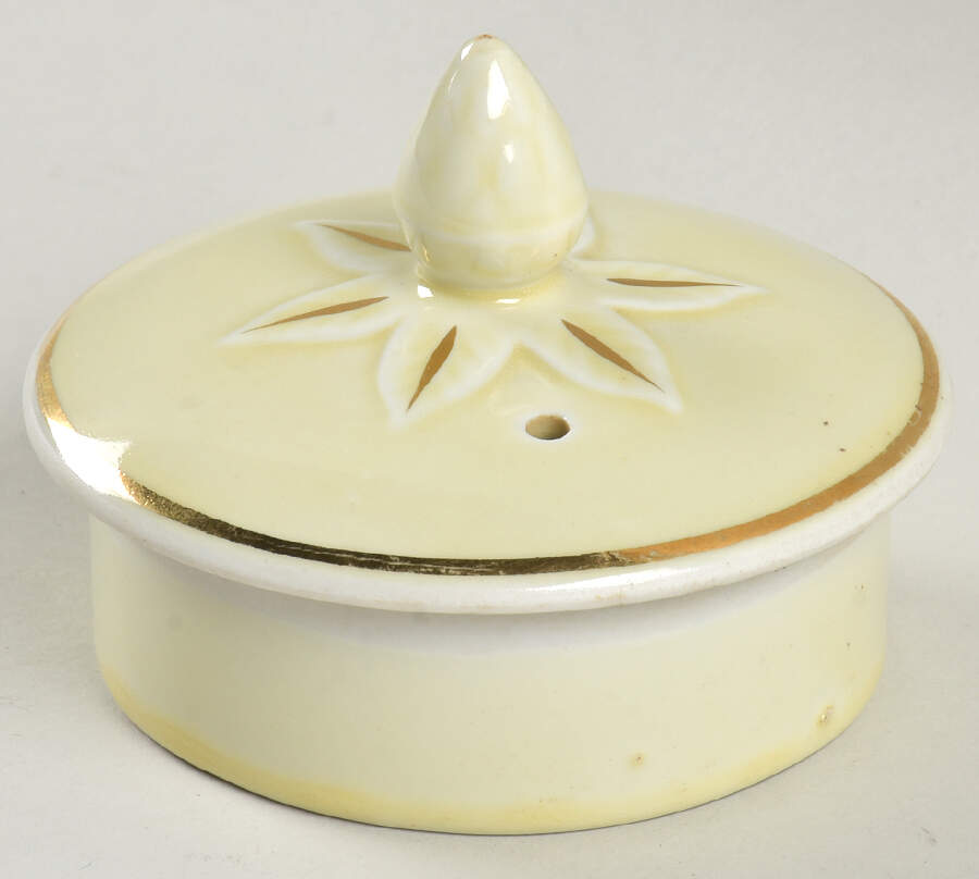 Autumn Leaf Lid for 8 Cup Rayed Coffee Pot by Hall-1