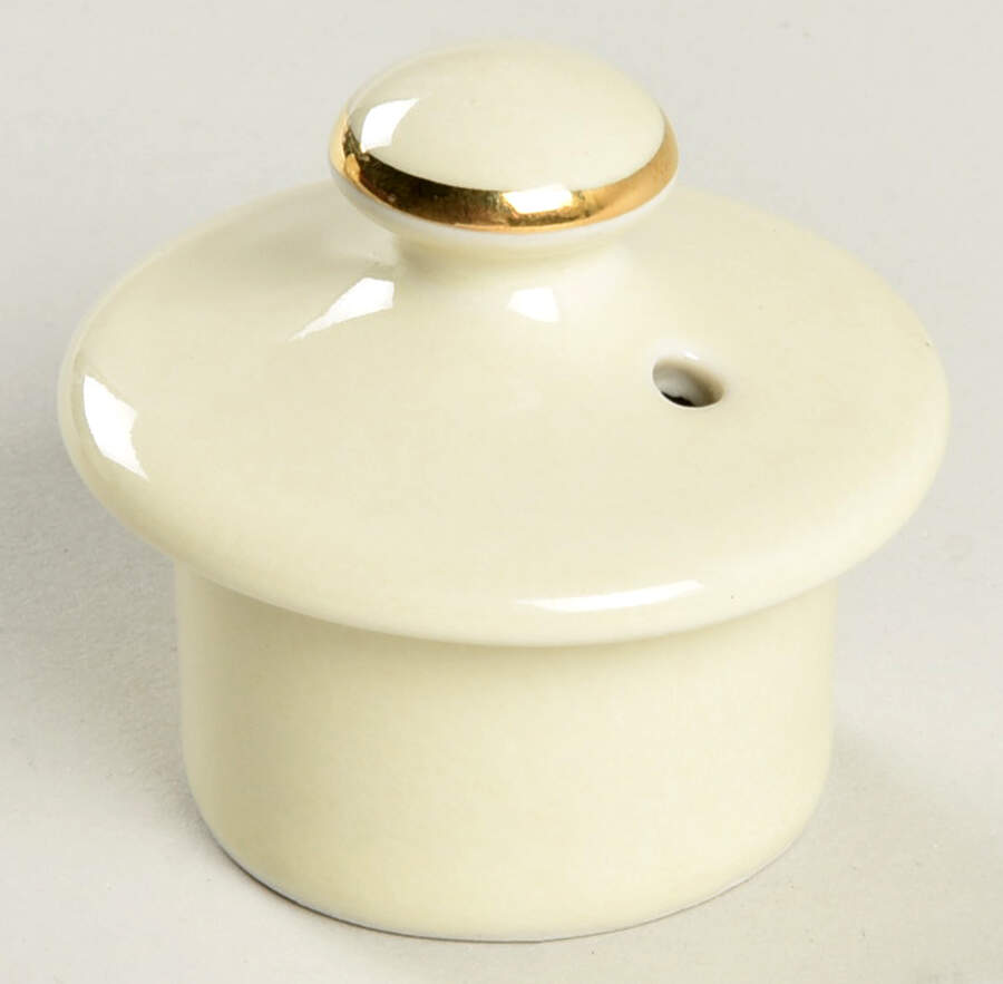 Autumn Leaf Lid for 1-4 Cup Mini New York Teapot by Hall-1