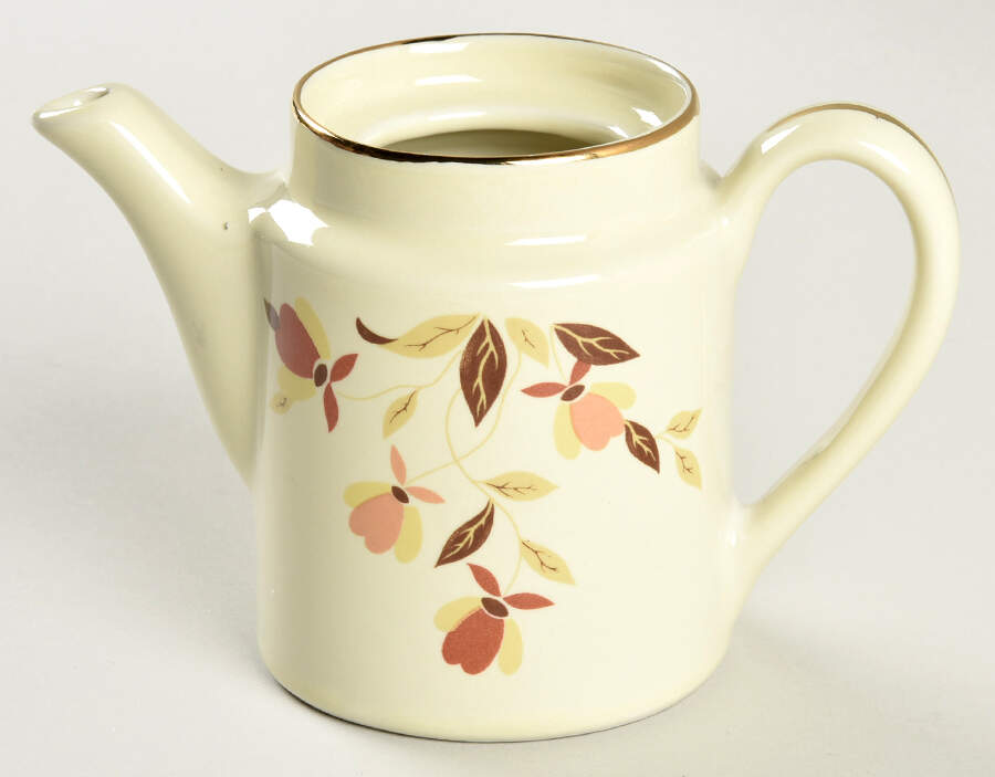 Autumn Leaf 1 Cup Individual Washington Coffee Pot No Lid by Hall-1