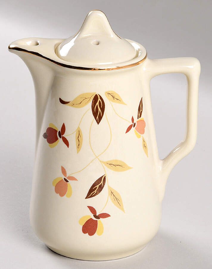 Autumn Leaf Buffet Water Pot & Lid by Hall-1