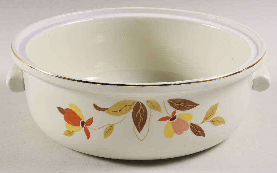 Autumn Leaf 2 Qt Radiance Casserole No Lid by Hall-1
