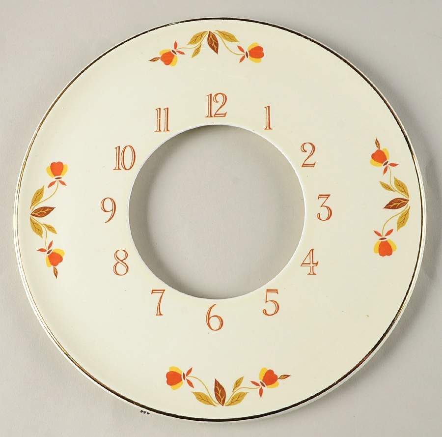 Autumn Leaf Clock Plate No Clock by Hall-1