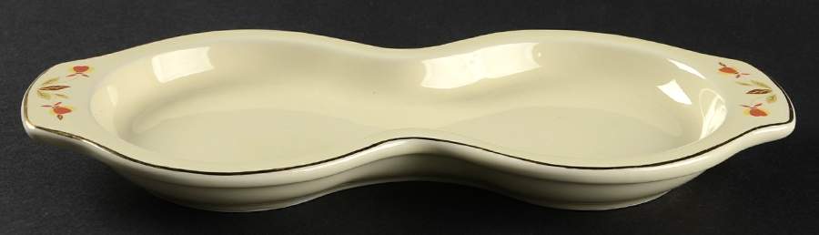 Autumn Leaf Tray for Boston Creamer & Sugar by Hall-1