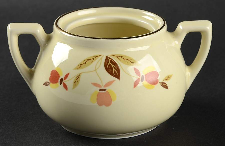 Autumn Leaf Boston Sugar Bowl No Lid by Hall-1