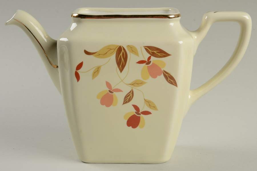 Autumn Leaf 1978 Newport Teapot No Lid by Hall-1