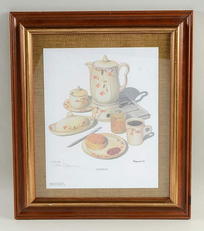 Autumn Leaf "Another Day" Framed Print by Hall-1