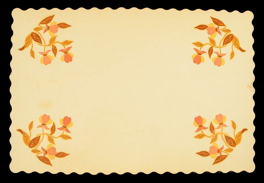 Autumn Leaf Vinyl Placemat by Hall-1