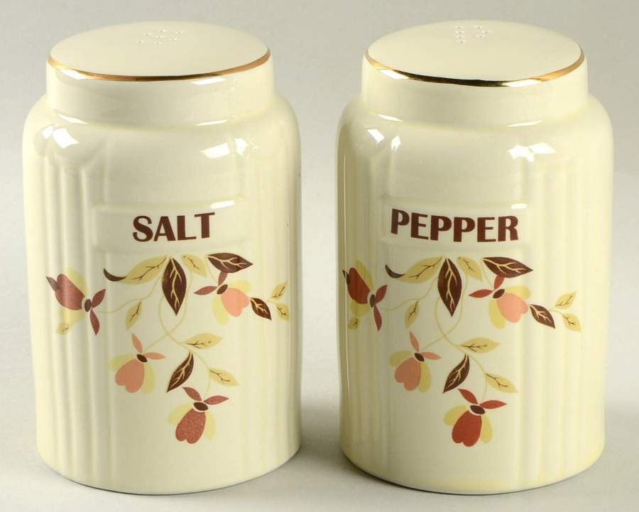 Autumn Leaf Radiance Salt & Pepper Set by Hall-1