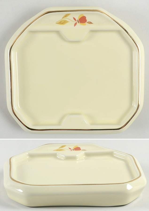 Autumn Leaf Tray for Tea for Two Set by Hall-1