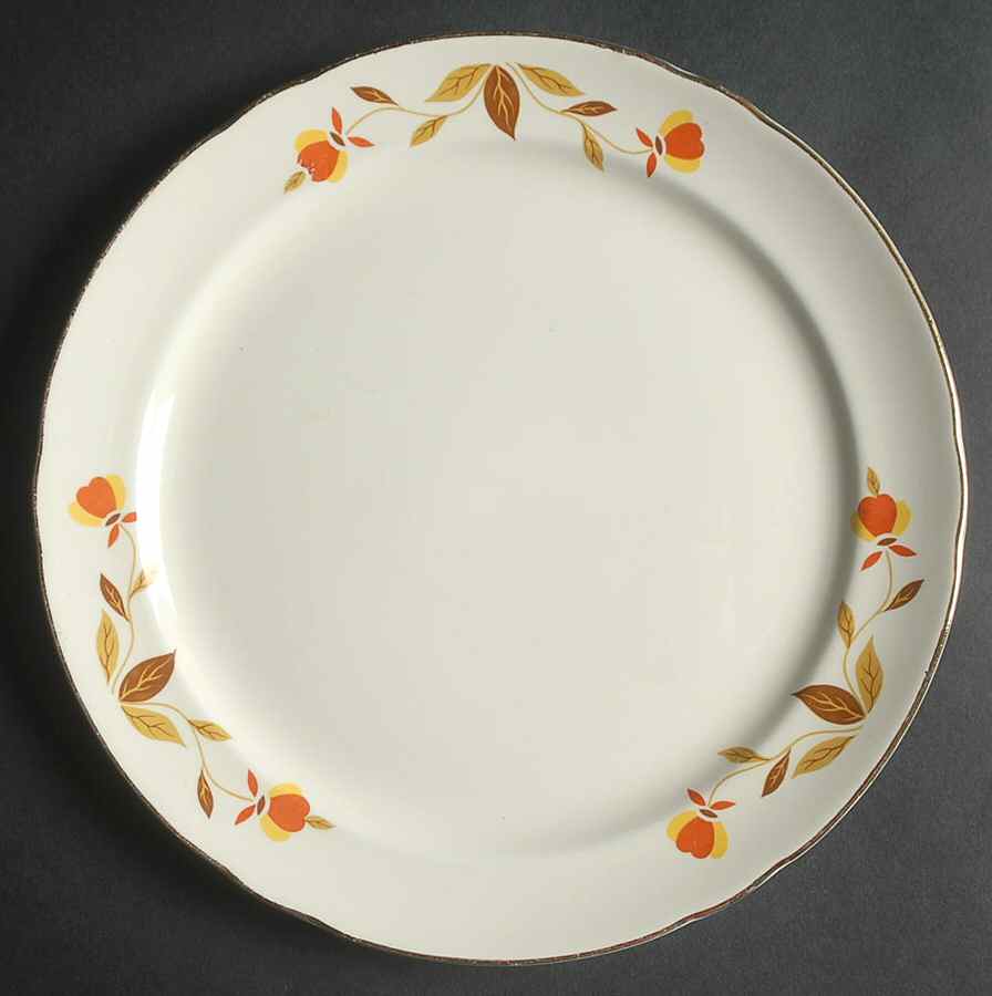 Autumn Leaf Breakfast Plate by Hall-1