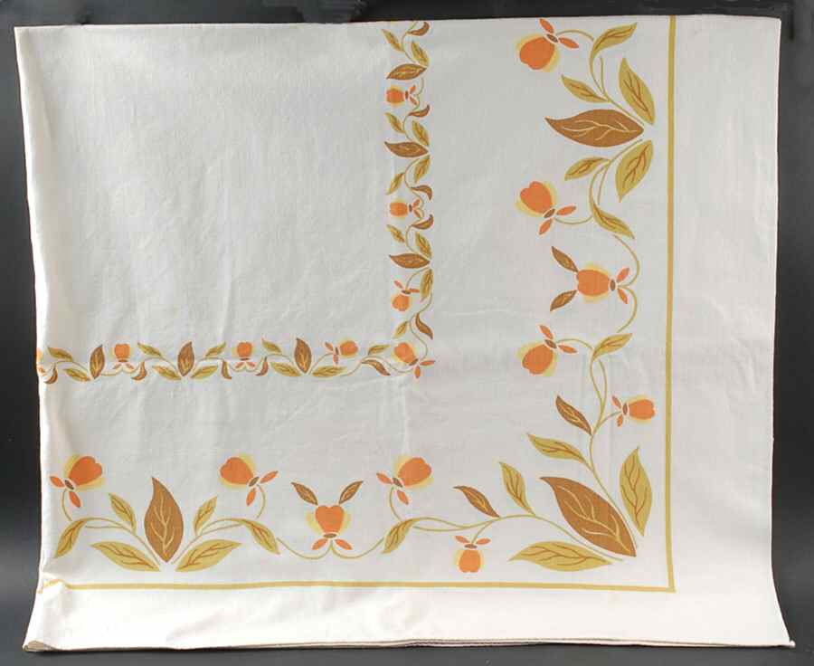 Autumn Leaf 48" X 54" Rectangular Sailcloth Tablecloth by Hall-1