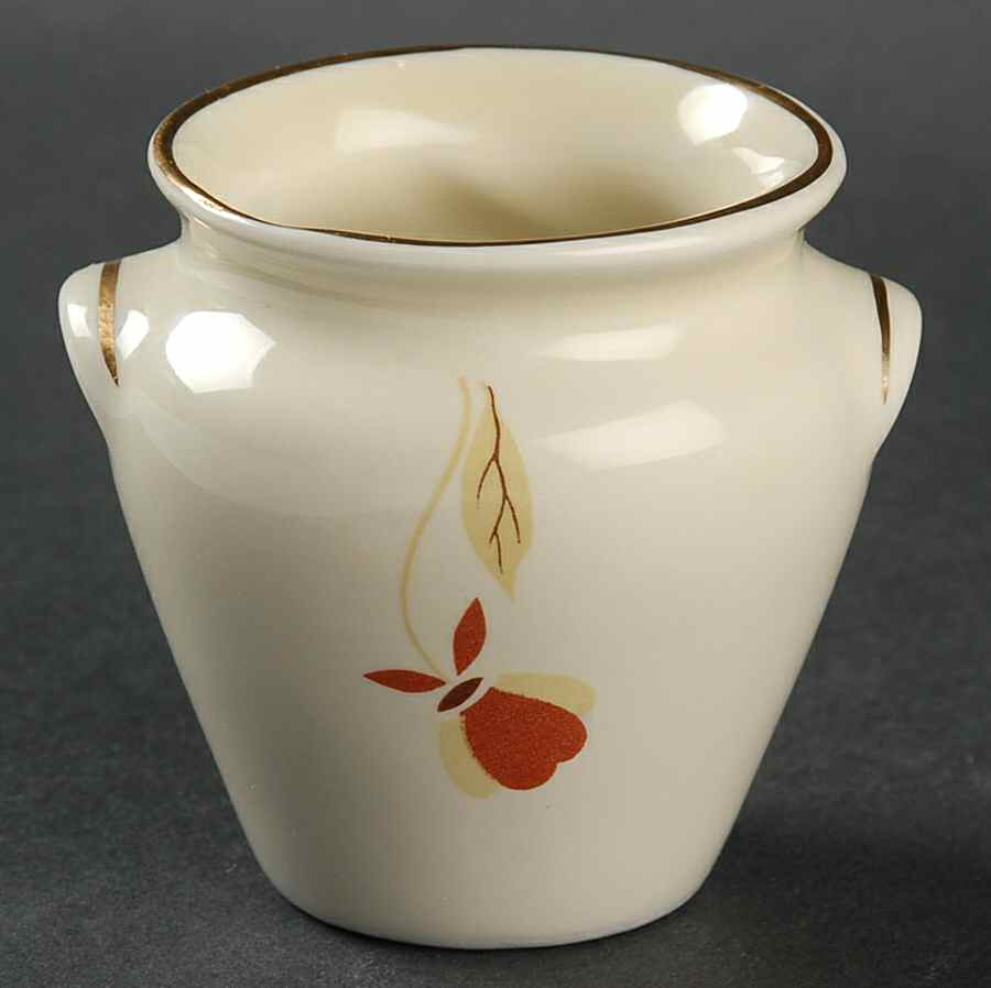 Autumn Leaf Open Marmalade Pot by Hall-1