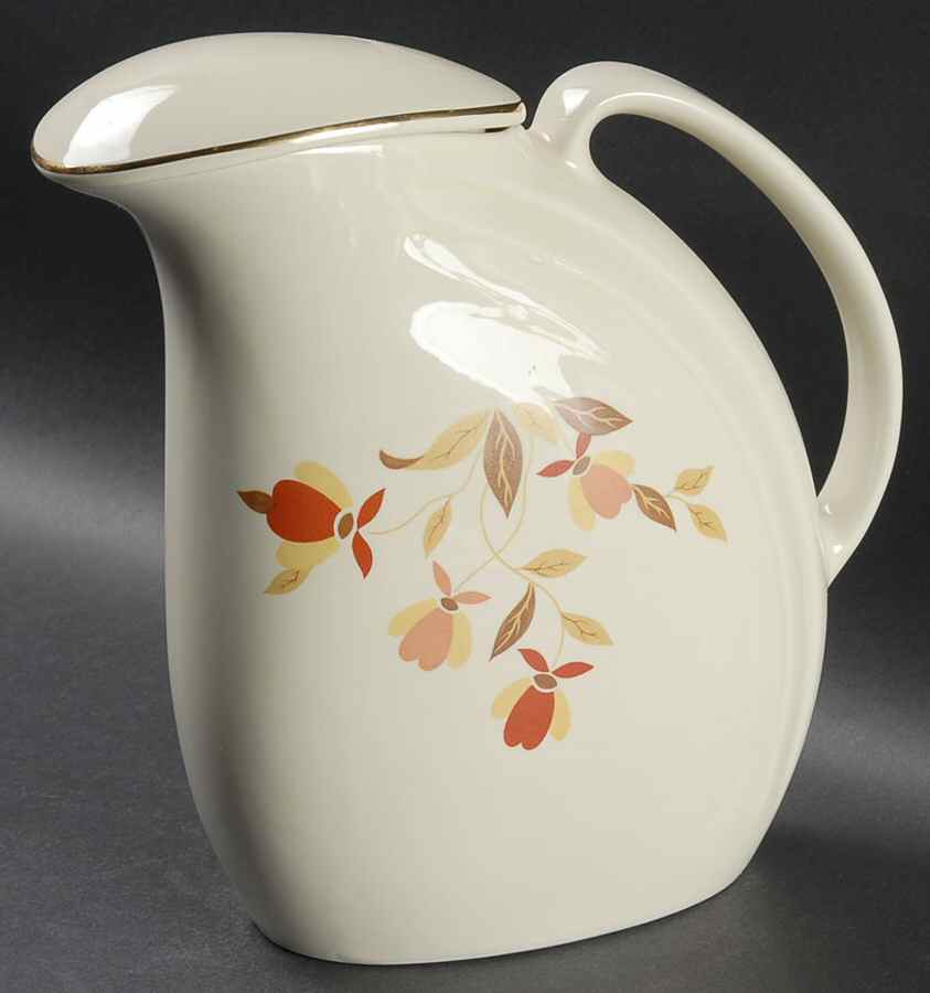 Autumn Leaf 46 Oz Norris Water Jug with Lid by Hall-1