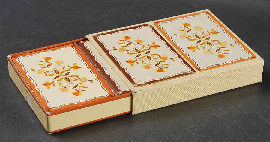 Autumn Leaf 1943 Regular Double Deck Playing Cards by Hall-1