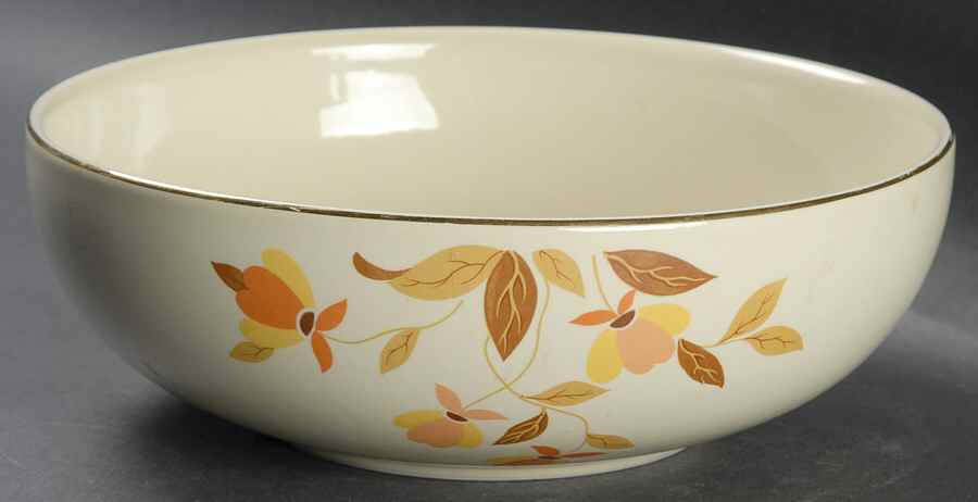 Autumn Leaf 9" 2 Qt Salad Bowl by Hall-1
