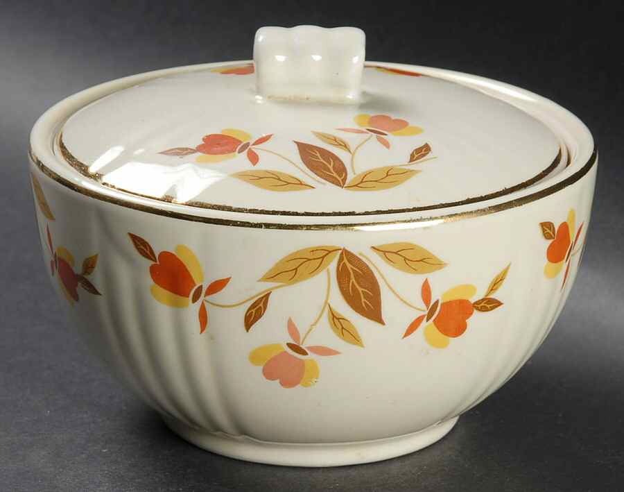 Autumn Leaf Medallion Drip & Lid by Hall-1
