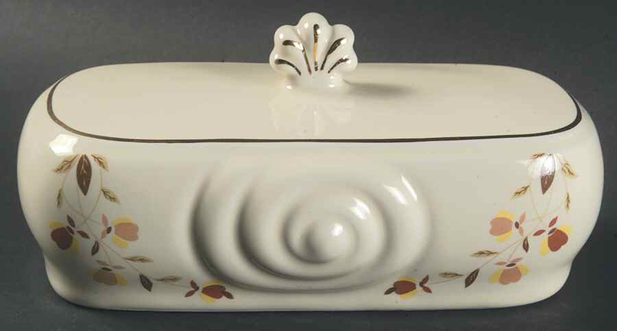 Autumn Leaf Lid for Nautilus 1/4 Butter by Hall-1