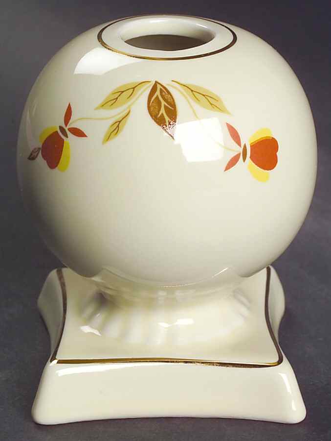 Autumn Leaf Harriet Candlestick by Hall-1