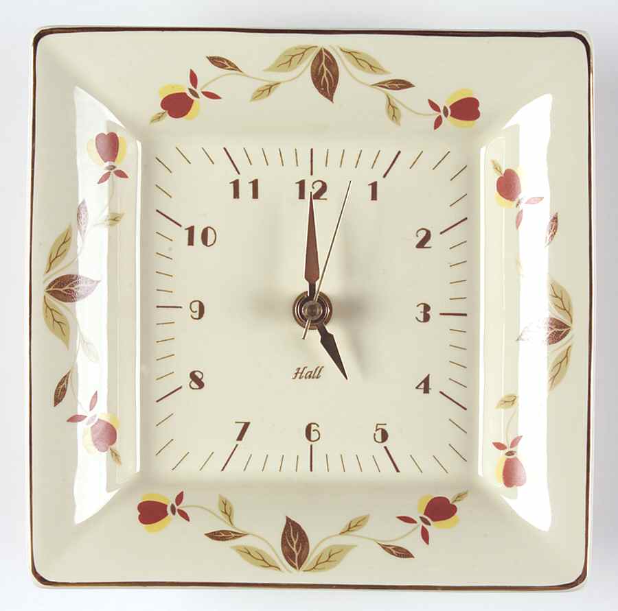 Autumn Leaf Hanging Wall Clock by Hall-1