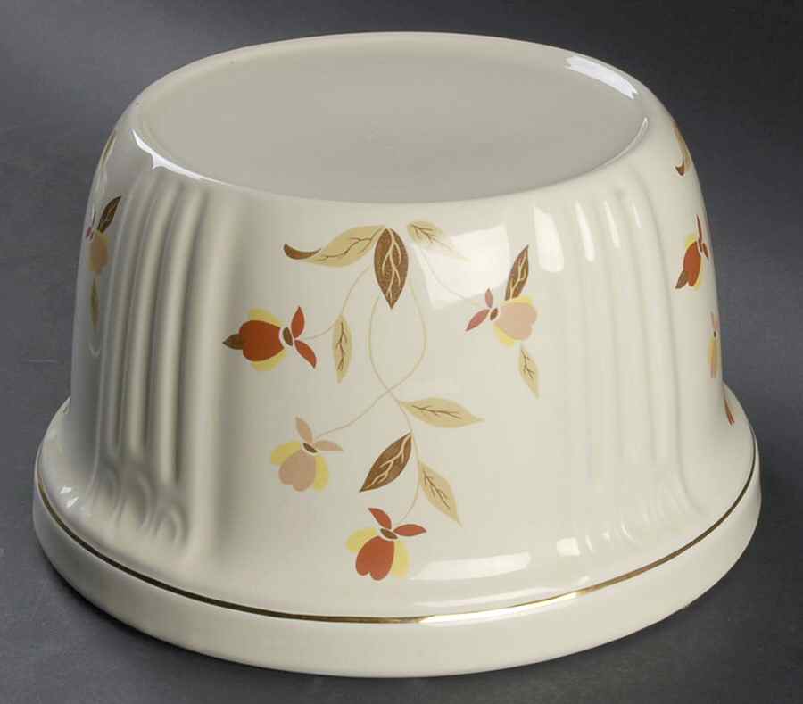 Autumn Leaf Stand for World's Largest Teapot by Hall-1