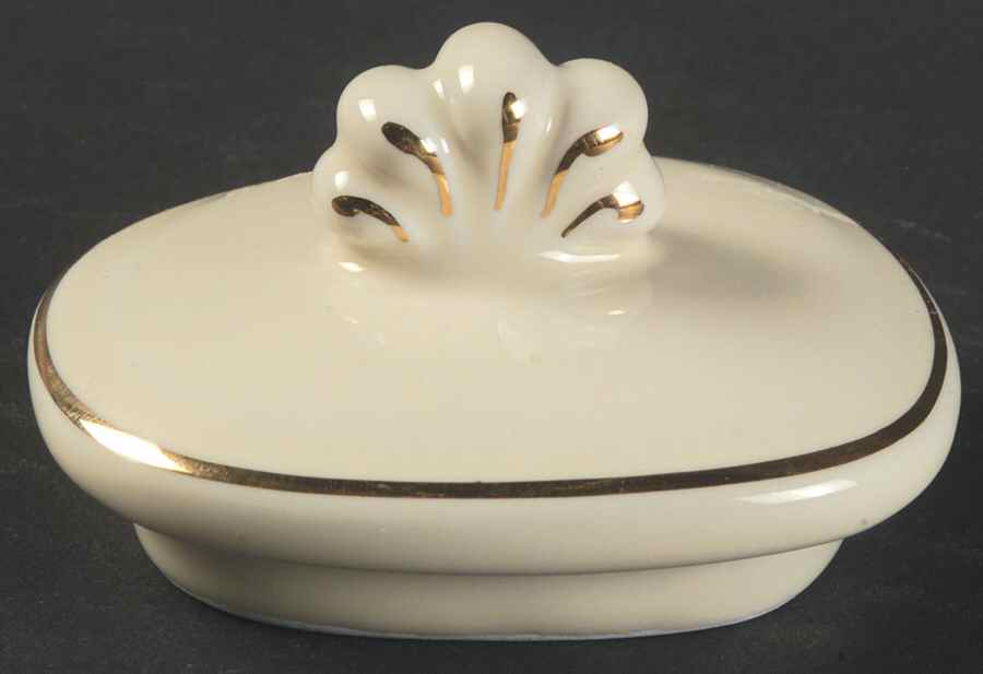 Autumn Leaf Lid for Nautilus Sugar Bowl by Hall-1