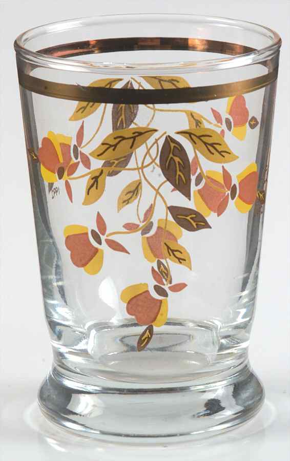 Autumn Leaf Glassware Juice by Hall-1