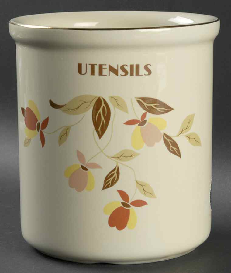 Autumn Leaf Utensil Crock by Hall-1
