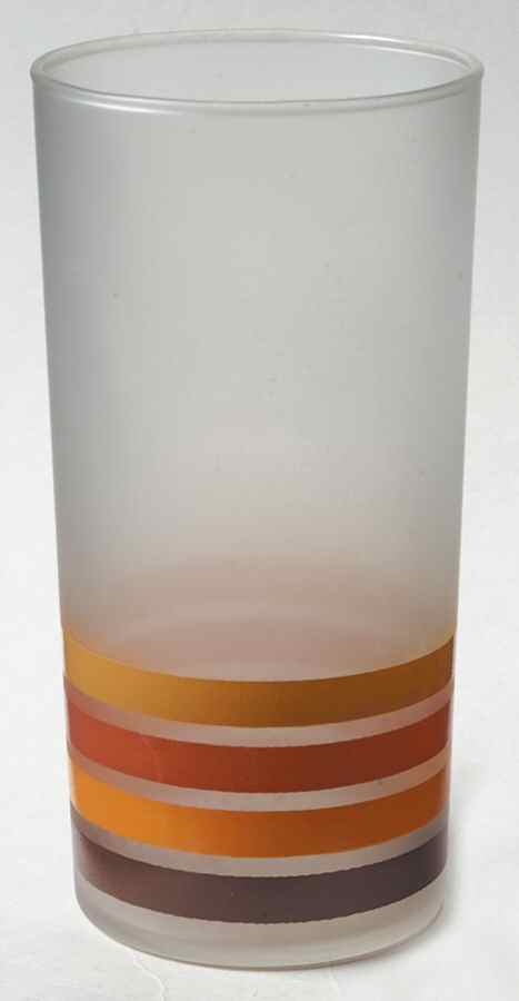 Autumn Leaf Glassware Tall Banded Tumbler by Hall-1
