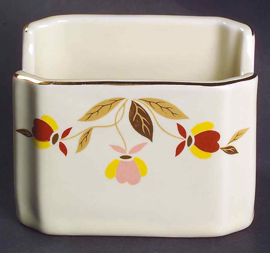 Autumn Leaf Sweetener Holder by Hall-1