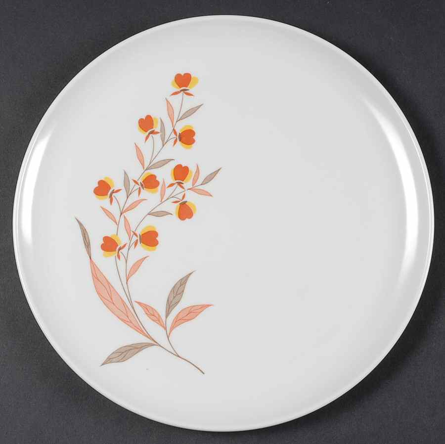 Autumn Leaf Melmac/Melamine Dinner Plate by Hall-1