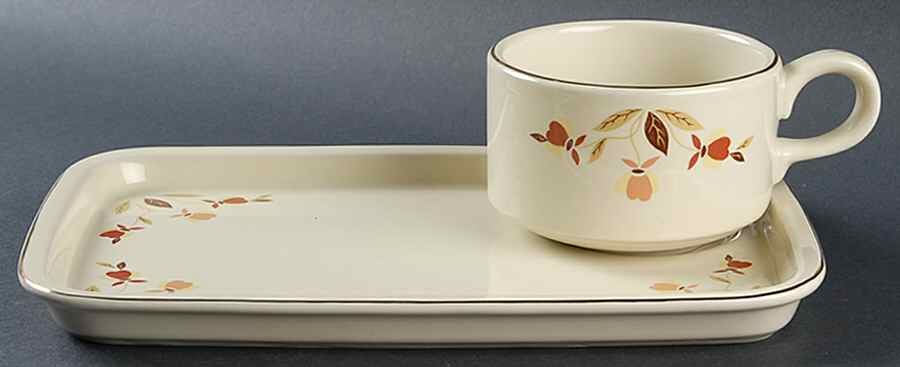 Autumn Leaf Soup Mug & Sandwich Set by Hall-1
