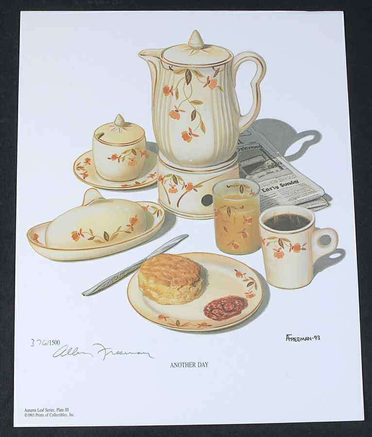 Autumn Leaf Unframed "Another Day" Print by Hall-1