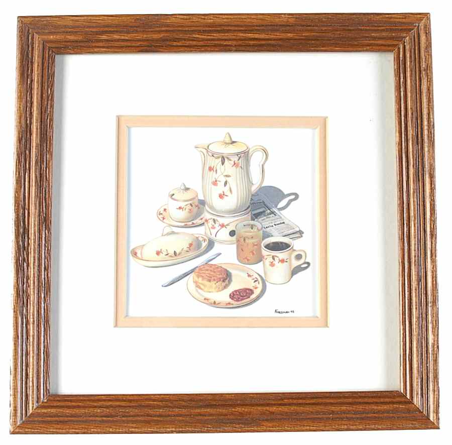 Autumn Leaf Framed "Another Day" Print by Hall-1