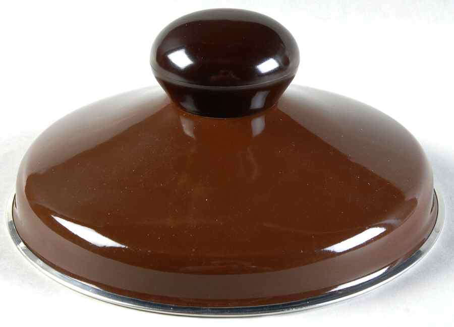 Autumn Leaf Lid for 2 Quart Metal Covered Saucepan by Hall-1