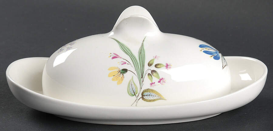 Bouquet 1/4 Pound  Winged Covered Butter by Hall-1